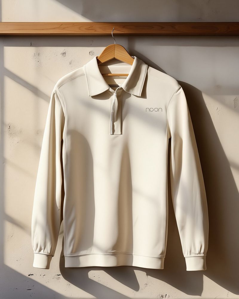 The riding shirt in limestone