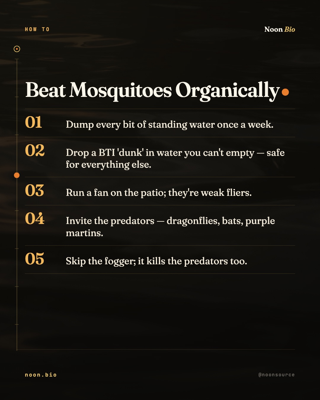 Beat Mosquitoes Organically